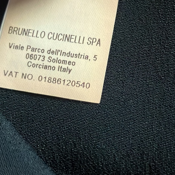 Like New Brunello Cucinelli Black Silk Pull On Trousers Pants - Picture 10 of 11